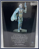 Pre Vizsla (Holographic) (Clone Wars) from Star Wars - Maquettes manufactured by Gentle Giant [Front]