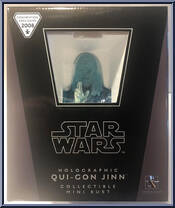 Qui-Gon Jinn (Holographic) (Phantom Menace) from Star Wars - Mini-Busts manufactured by Gentle Giant [Front]