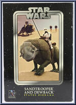 Sandtrooper and Dewback from Star Wars - Statues manufactured by Gentle Giant [Front]