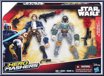 Han Solo vs. Boba Fett from Star Wars - Hero Mashers - Box Sets manufactured by Hasbro [Front]