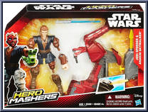 Jedi Speeder & Anakin Skywalker from Star Wars - Hero Mashers - Vehicles manufactured by Hasbro [Front]