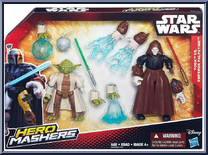Yoda vs. Emperor Palpatine from Star Wars - Hero Mashers - Box Sets manufactured by Hasbro [Front]
