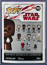 Chewbacca (with Porg) (Flocked) from Star Wars - Last Jedi - Pop! Vinyl Figures manufactured by Funko [Back]