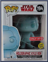 Holographic Kylo Ren (Glows In The Dark) from Star Wars - Last Jedi - Pop! Vinyl Figures manufactured by Funko [Front]