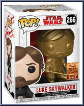 Luke Skywalker (Gold) from Star Wars - Last Jedi - Pop! Vinyl Figures manufactured by Funko [Front]