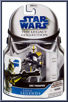 ARC Trooper from Star Wars - Legacy Collection - Blue / White Cards - Saga Legends manufactured by Hasbro [Front]