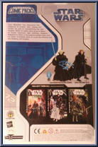 Clone Emperor / Luke Skywalker (Dark Empire II) from Star Wars - Legacy Collection - Comic Packs - Blue / White Packaging manufactured by Hasbro [Back]