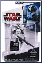 Clone Scuba Trooper from Star Wars - Legacy Collection - Red / White Cards manufactured by Hasbro [Front]