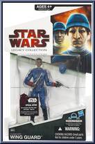 Cloud City Wing Guard (Black) from Star Wars - Legacy Collection - Red / White Cards manufactured by Hasbro [Front]