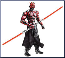 Darth Maul from Star Wars - Legacy Collection - Red / White Cards manufactured by Hasbro [Loose]