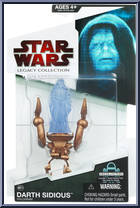 Darth Sidious Hologram from Star Wars - Legacy Collection - Red / White Cards manufactured by Hasbro [Front]