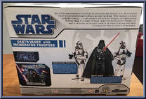 Darth Vader with Incinerator Troopers from Star Wars - Legacy Collection - Exclusives manufactured by Hasbro [Back]