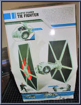 Ecliptic Evader Tie Fighter from Star Wars - Legacy Collection - Vehicles manufactured by Hasbro [Back]