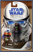 FX-6 from Star Wars - Legacy Collection - Blue / White Cards manufactured by Hasbro [Front]