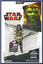 Giran from Star Wars - Legacy Collection - Red / White Cards manufactured by Hasbro [Front]