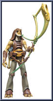 Gungan Warrior from Star Wars - Legacy Collection - Red / White Cards manufactured by Hasbro [Loose]
