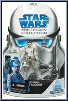 Hoth Rebel Trooper from Star Wars - Legacy Collection - Blue / White Cards manufactured by Hasbro [Front]