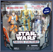 Luke Skywalker and R2-D2 from Star Wars - Legacy Collection - Wal-Mart - C-3PX manufactured by Hasbro [Front]