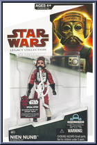 Nien Nunb (B-Wing Pilot) from Star Wars - Legacy Collection - Red / White Cards manufactured by Hasbro [Front]