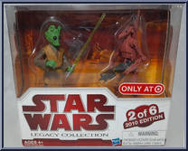 Rodian Jedi & Battle Droid from Star Wars - Legacy Collection - Geonosis Battle Arena manufactured by Hasbro [Front]