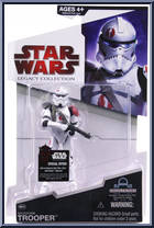 Saleucami Trooper from Star Wars - Legacy Collection - Red / White Cards manufactured by Hasbro [Front]
