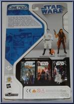Grand Admiral Thrawn / Talon Karrde (Heir to the Empire) from Star Wars - Legacy Collection - Comic Packs - Blue / White Packaging manufactured by Hasbro [Back]