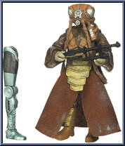 Zuckuss from Star Wars - Legacy Collection - Red / White Cards manufactured by Hasbro [Loose]
