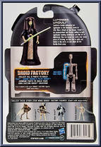 Luminara Unduli from Star Wars - Legacy Collection - Droid Factory - FA-4 Droid Factory manufactured by Hasbro [Back]