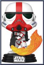 Incinerator Stormtrooper from Star Wars - Mandalorian - Pop! Vinyl Figures manufactured by Funko [Loose]