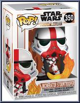 Incinerator Stormtrooper from Star Wars - Mandalorian - Pop! Vinyl Figures manufactured by Funko [Front]