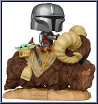 Mandalorian & the Child on Bantha from Star Wars - Mandalorian - Pop! Vinyl Figures manufactured by Funko [Loose]