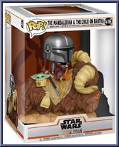 Mandalorian & the Child on Bantha from Star Wars - Mandalorian - Pop! Vinyl Figures manufactured by Funko [Front]