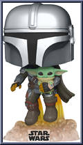 Mandalorian (with The Child) from Star Wars - Mandalorian - Pop! Vinyl Figures manufactured by Funko [Loose]