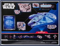 Millennium Falcon (Assault Class) from Star Wars - Micro Galaxy Squadron - Series 1 manufactured by Jazwares [Back]