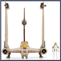 V-19 Torrent Starfighter from Star Wars - Micro Galaxy Squadron - Exclusives manufactured by Jazwares [Loose]