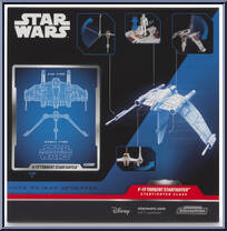 V-19 Torrent Starfighter from Star Wars - Micro Galaxy Squadron - Exclusives manufactured by Jazwares [Back]