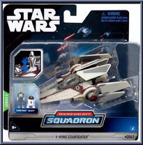 V-Wing Starfighter (Starfighter Class) from Star Wars - Micro Galaxy Squadron - Series 3 manufactured by Jazwares [Front]
