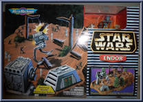 Endor from Star Wars - Micro Machines - Playsets - Silver Bars Packaging manufactured by Galoob [Front]