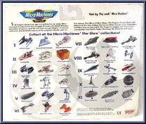 II Star Wars from Star Wars - Micro Machines - 65860 - Phase II manufactured by Galoob [Back]