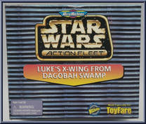 Luke's X-Wing from Dagobah Swamp from Star Wars - Micro Machines - Action Fleet manufactured by Galoob [Front]