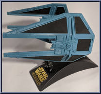 Tie Interceptor (with 2 Imperial Pilots) from Star Wars - Micro Machines - Action Fleet manufactured by Galoob [Loose]