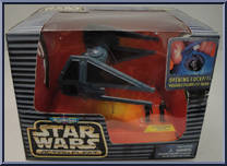 Tie Interceptor (with 2 Imperial Pilots) from Star Wars - Micro Machines - Action Fleet manufactured by Galoob [Front]