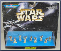 Tusken Raiders from Star Wars - Micro Machines - X-Wing Packaging manufactured by Galoob [Front]