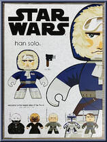 Han Solo (Hoth) from Star Wars - Mighty Muggs - Series 6 manufactured by Hasbro [Back]