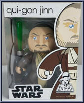 Qui-Gon Jinn from Star Wars - Mighty Muggs - Series 8 manufactured by Hasbro [Front]