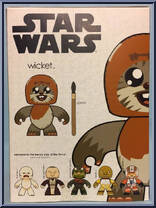 Wicket from Star Wars - Mighty Muggs - Series 8 manufactured by Hasbro [Back]