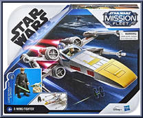 X-Wing Fighter (Luke Skywalker & Grogu) from Star Wars - Mission Fleet - Vehicles manufactured by Disney [Front]