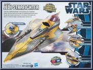 Anakin's Jedi Starfighter from Star Wars - Movie Heroes - Darth Maul Package - Vehicles manufactured by Hasbro [Back]