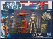 Stap (with Battle Droid) from Star Wars - Movie Heroes - Darth Maul Package - Vehicles manufactured by Hasbro [Front]