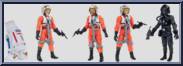 Yavin Pilot Pack from Star Wars - Movie Heroes - Multi-Packs manufactured by Hasbro [Loose]